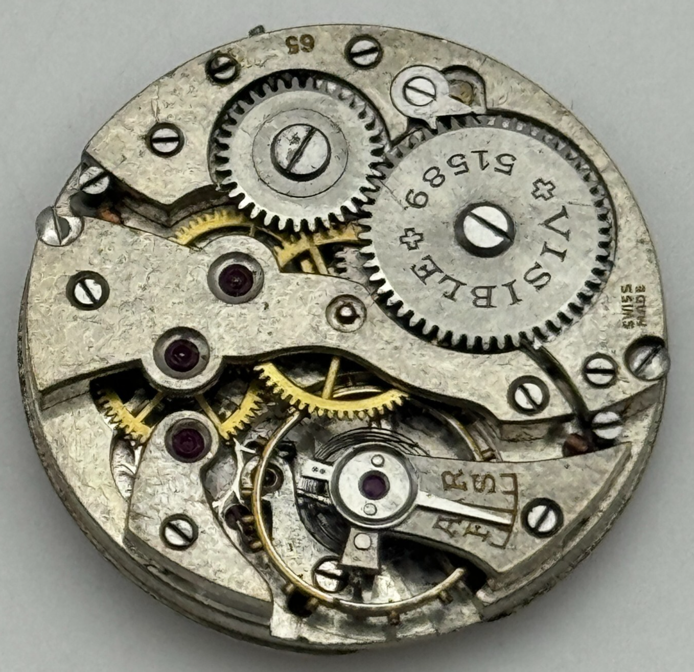 27mm Visible FHF Patent 51589 Sub Seconds Watch Movement Manual Wind Swiss PARTS
