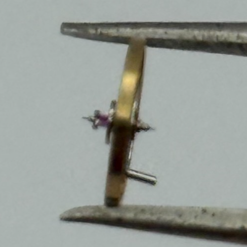 AS 1977-2 Balance Wheel Complete And Spring  1831 M Watch Movement Parts NOS