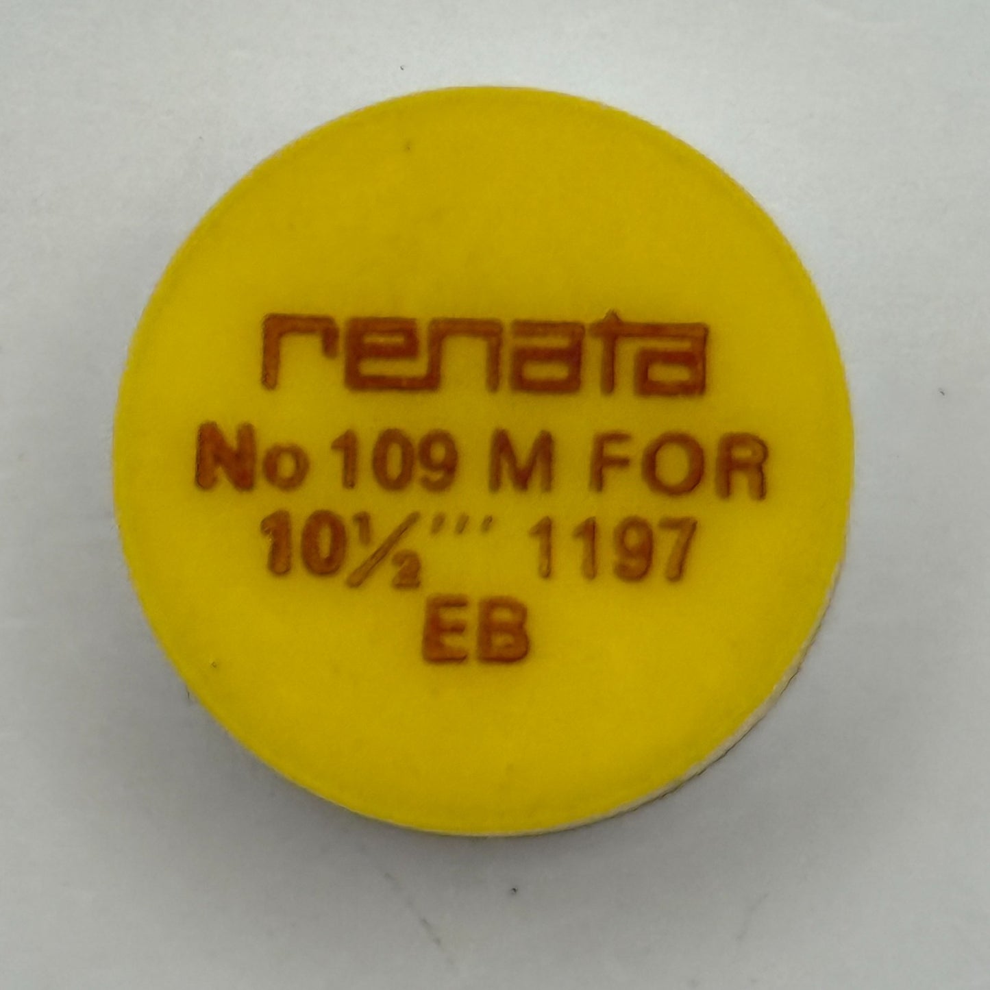 EB 1197 Balance Wheel Complete And Spring 10½’’’ 109 M Watch Movement Parts NOS