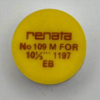 EB 1197 Balance Wheel Complete And Spring 10½’’’ 109 M Watch Movement Parts NOS