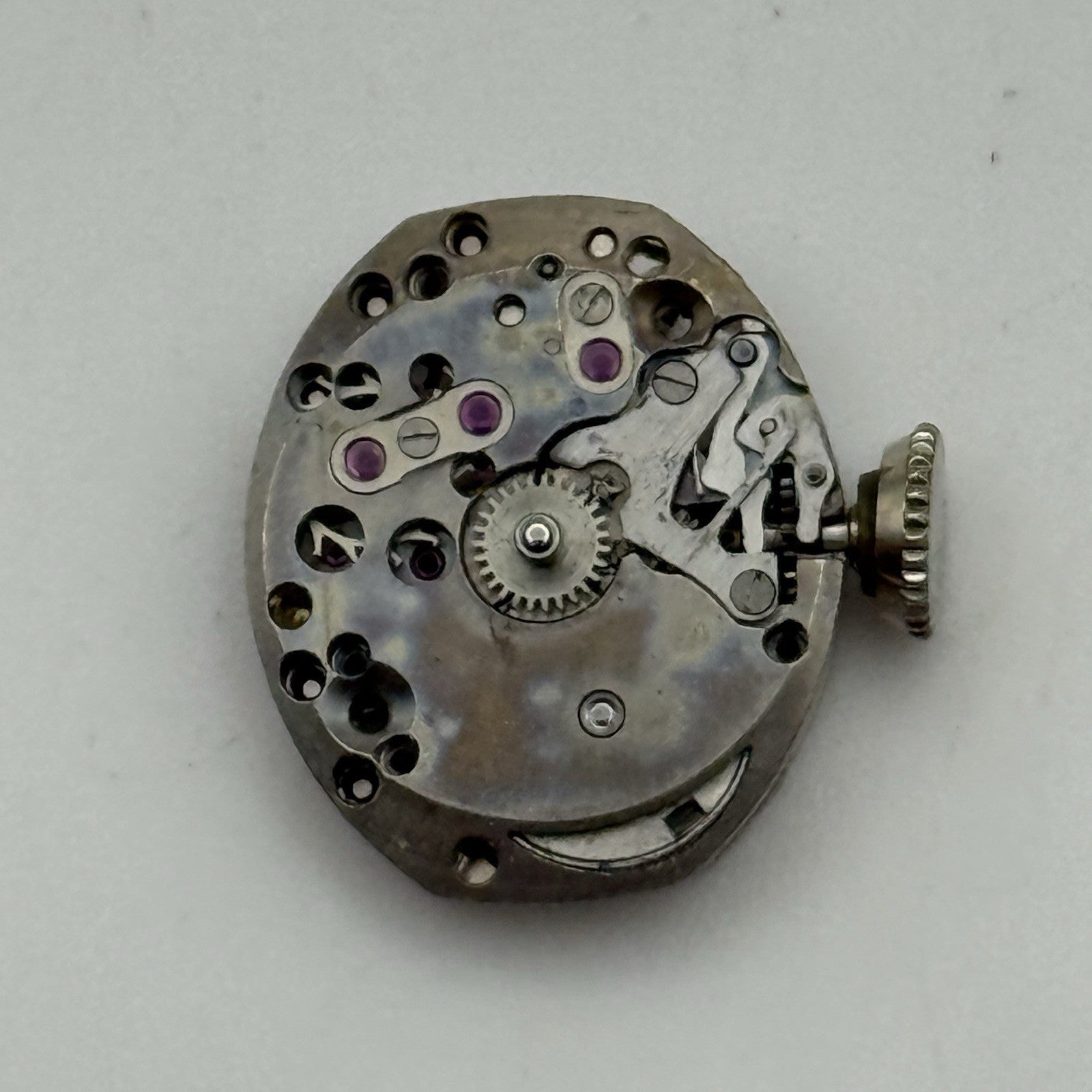 13.2mn Vintage Ladies Bulova 5AD Manual Wind Swiss Watch Movement PARTS REPAIR