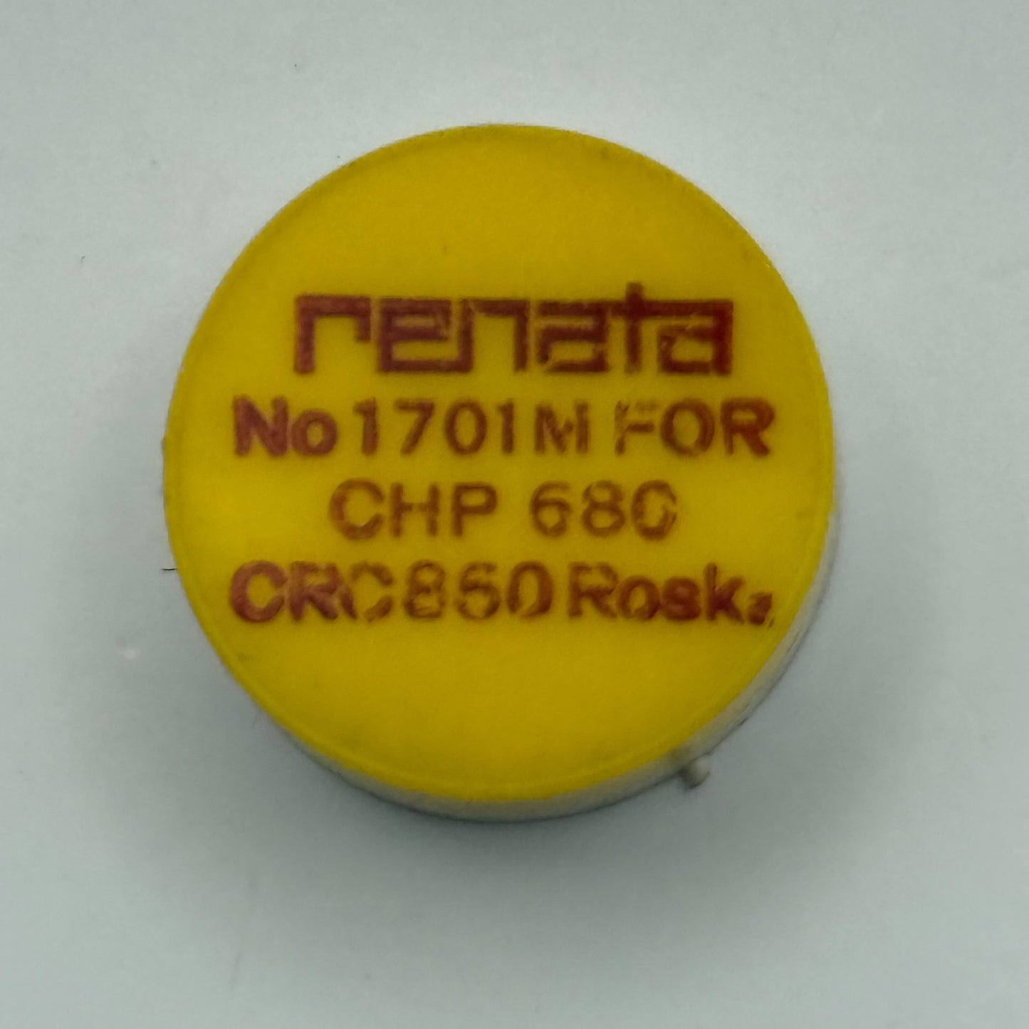 CHP 680 CRC 850 Balance Wheel Complete And Spring 1701 M Watch Movement Parts 