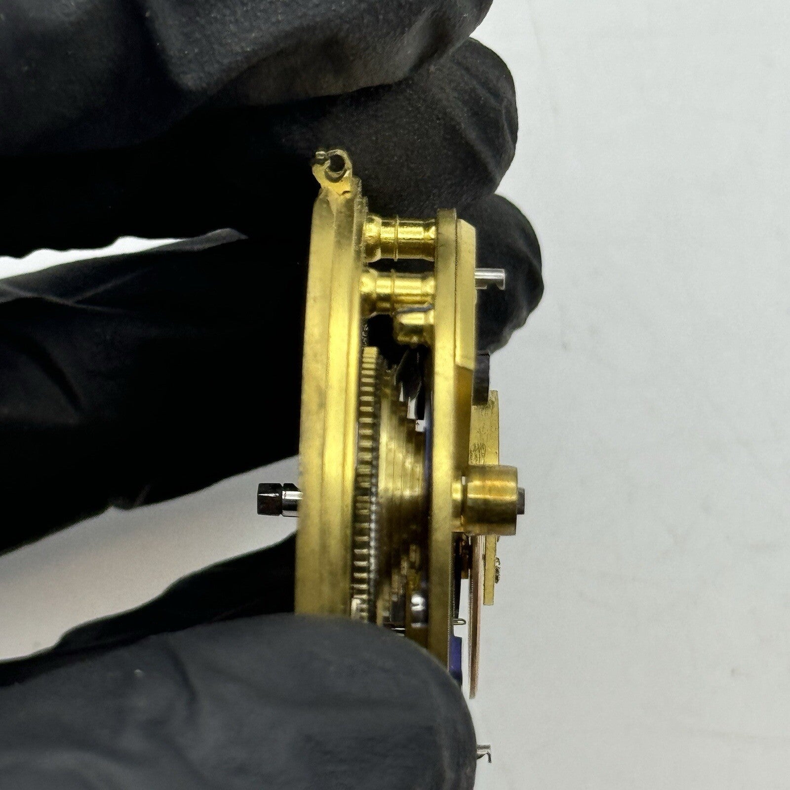 45.3mm Unidentified High Quality Partial Pocket Watch Movement FOR PARTS Repair