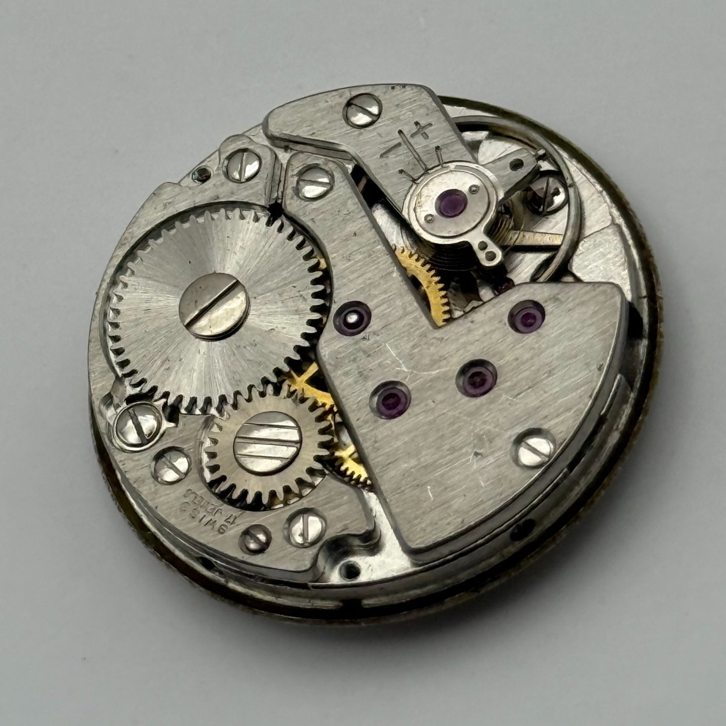 FHF 70 Watch Movement H Samuel Manual Wind Vintage Swiss Parts Repair 23.4mm