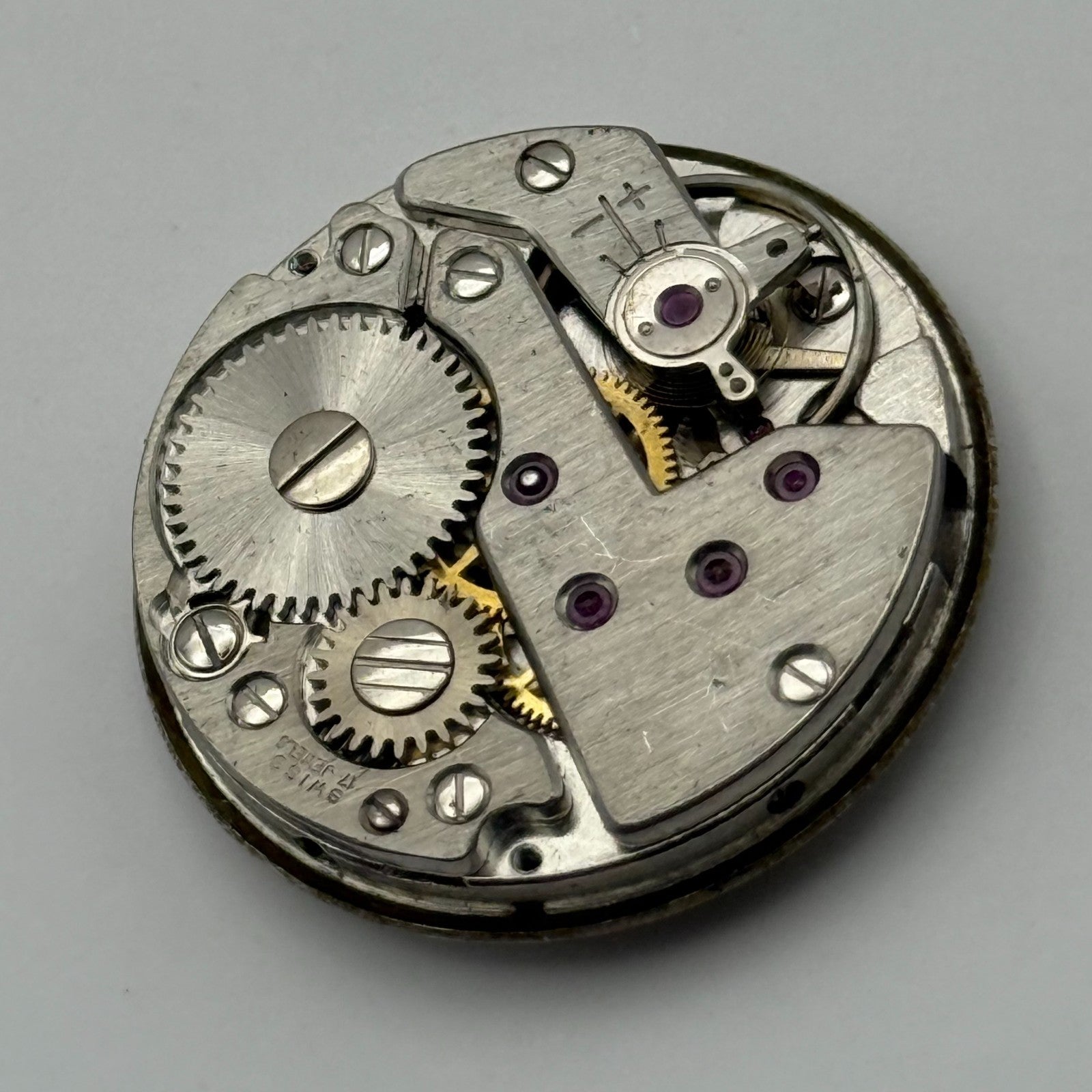 FHF 70 Watch Movement H Samuel Manual Wind Vintage Swiss Parts Repair 23.4mm