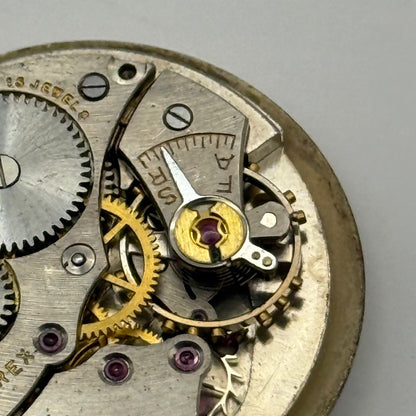 Peerex 15 Jewels Watch Movement Running Manual Wind Vintage Parts Repair 25.8mm