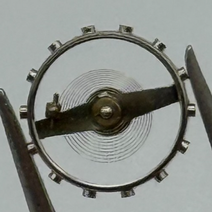 EB 1431 Balance Wheel Complete And Spring 8 3/4’’’ 120 Watch Movement Parts NOS