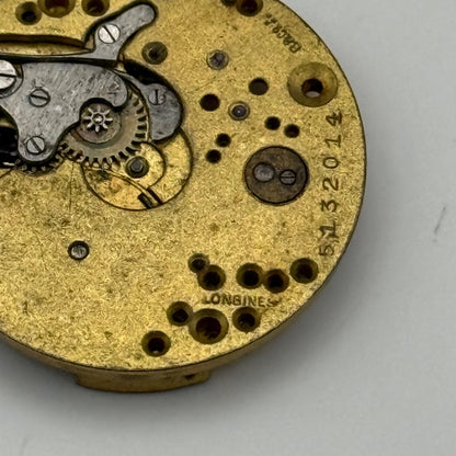 Longines 10.26 B&Co Watch Movement Swiss Vintage Incomplete Parts Repair 23.6mm