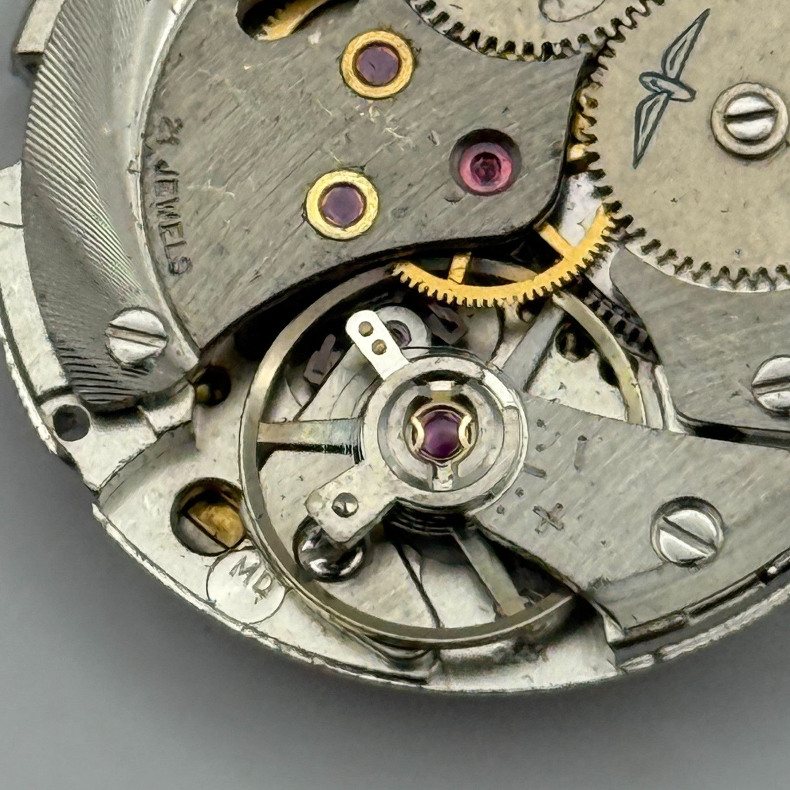 AS 2061 Watch Movement Manual Wind Vintage Swiss 21 Jewels Parts Repair 25.5mm