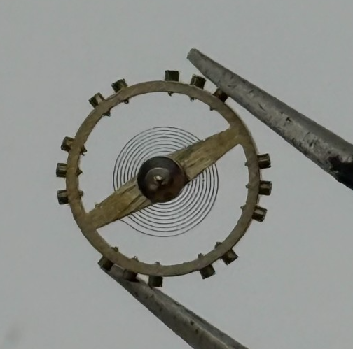 Derby 40 Balance Wheel Complete And Spring 8 3/4’’’ 102 M Watch Movement Parts