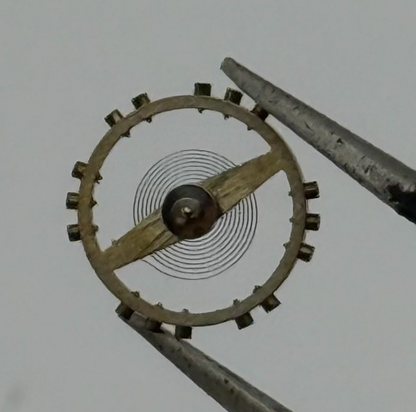 Derby 40 Balance Wheel Complete And Spring 8 3/4’’’ 102 M Watch Movement Parts