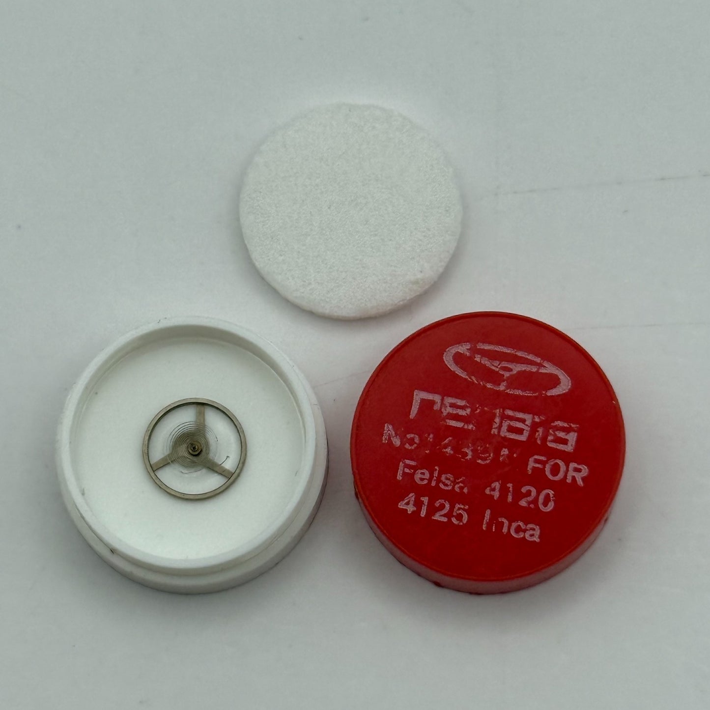 Felsa 4120 4125 Balance Complete Inca Renata 1437 M Watch Movement Parts Vintage