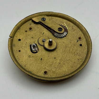 47.6mm Antique Railway Timekeeper Key Wound Pocket Watch Movement PARTS REPAIR