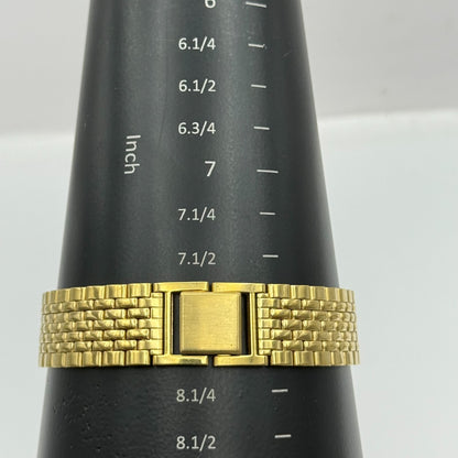 33mm Working Unisex Limit VX50/0511 Gold Plated Quartz Watch 7.75 Inches