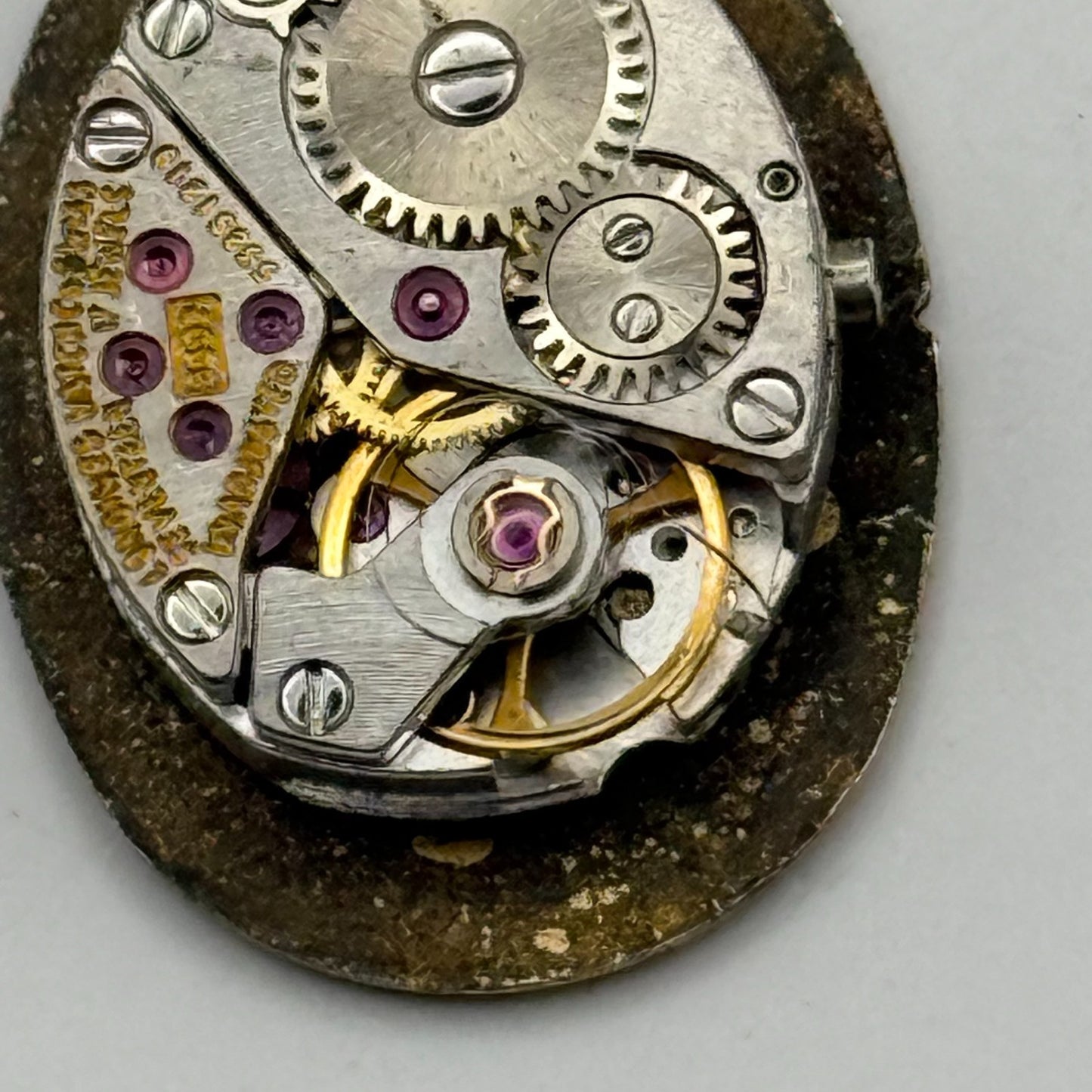 Longines 5602 Watch Movement Ladies 17 Jewels Manual Wind Vintage Parts 12.9mm
