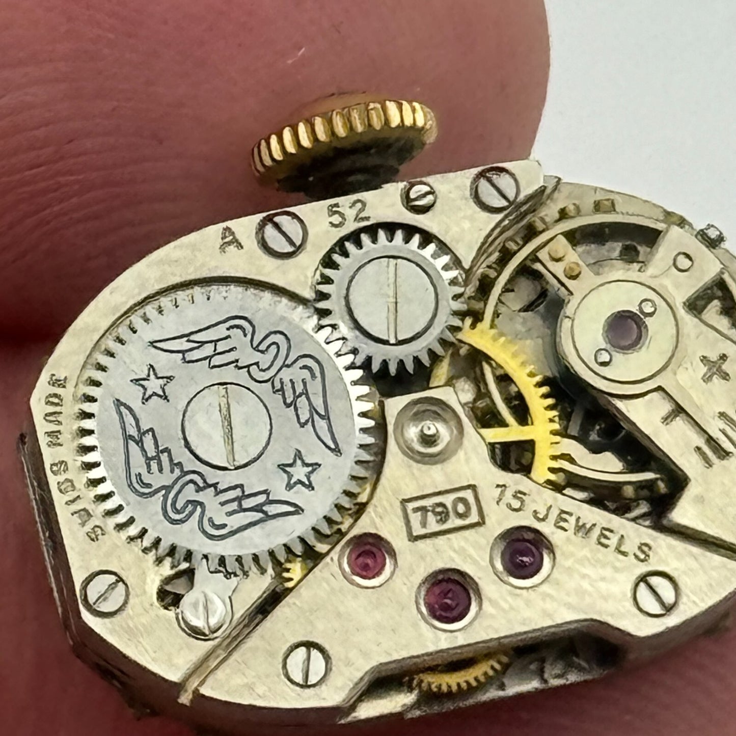 12.6mm Ladies Rotary AS 1051 Manual Wind Watch Movement Swiss Made Vintage PARTS