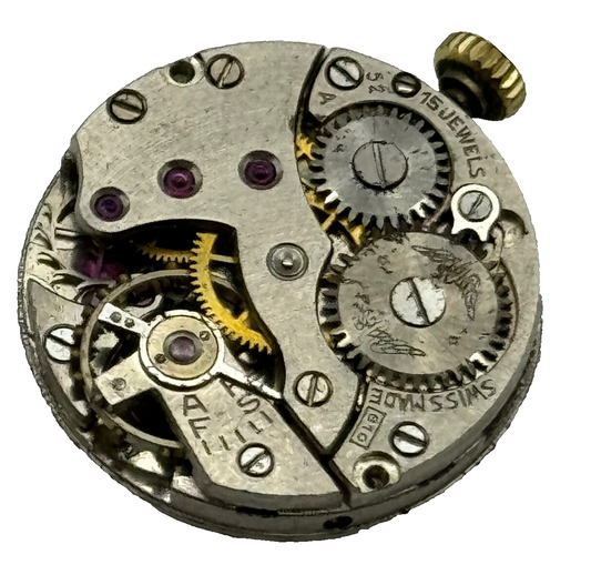19.6mm Ladies Rotary Peseux 220 Manual Wind Swiss Watch Movement PARTS SPARES