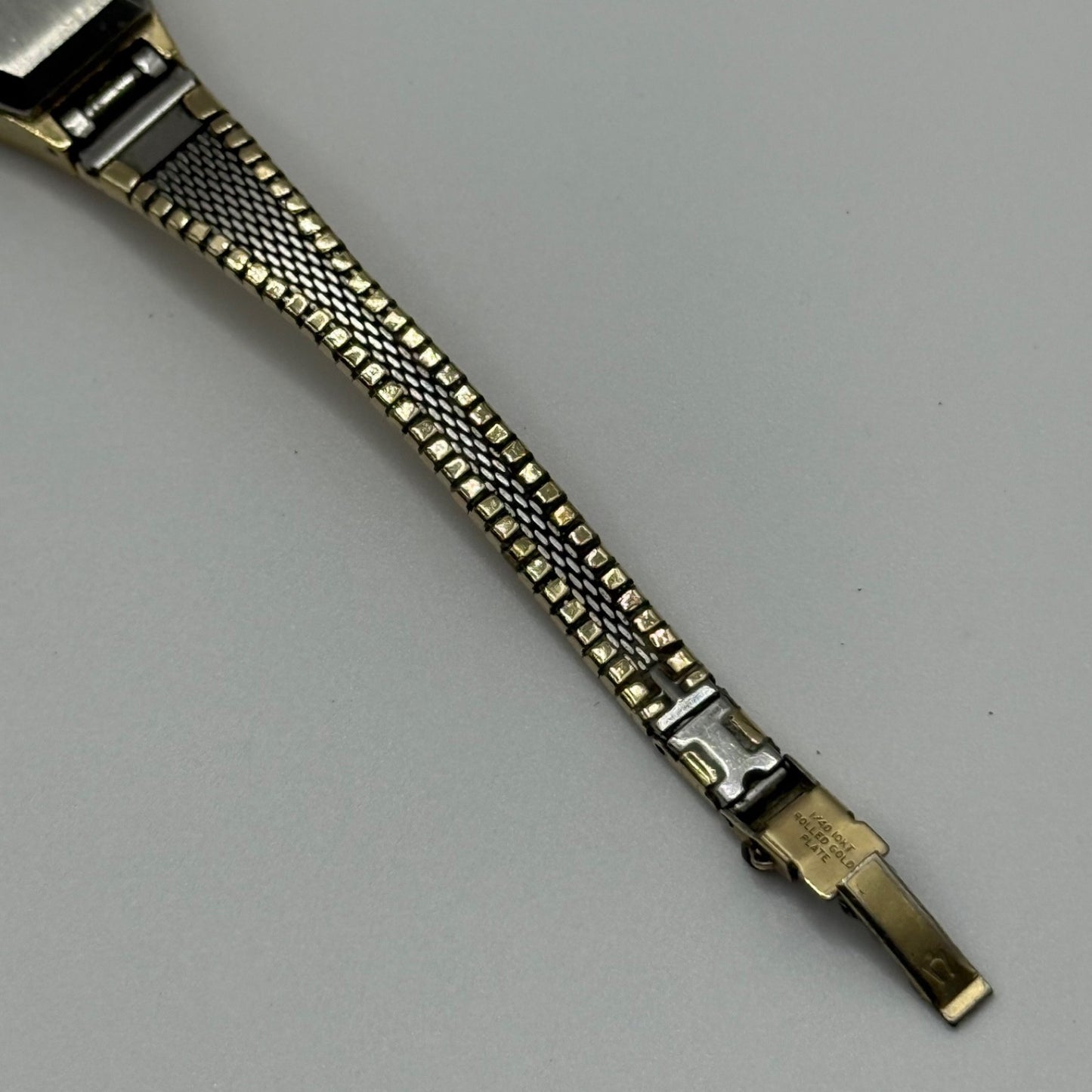 16mm Vintage Bulova Ladies Gold Plated Swiss Manual Wind Watch PARTS / REPAIR