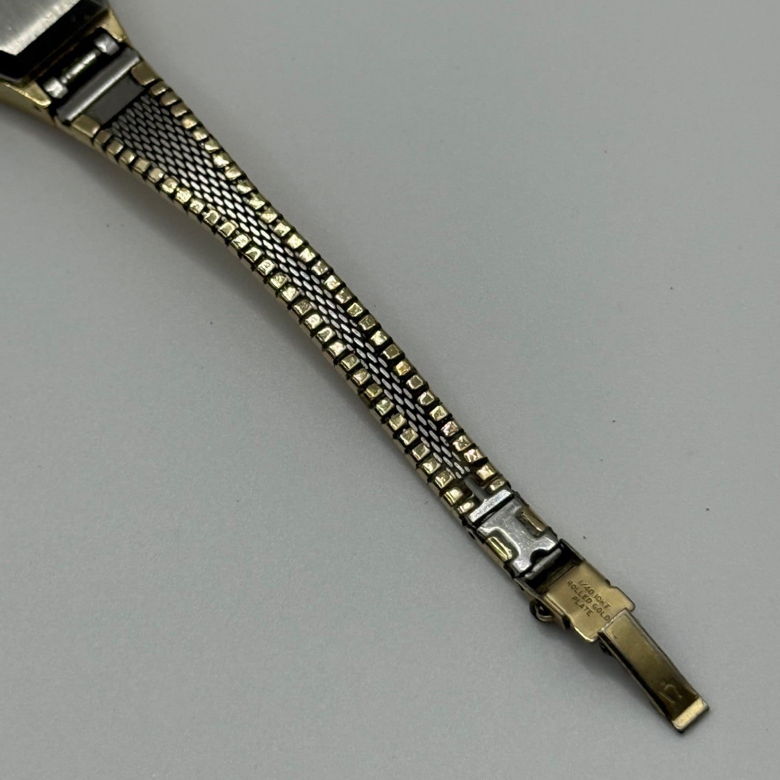 16mm Vintage Bulova Ladies Gold Plated Swiss Manual Wind Watch PARTS / REPAIR