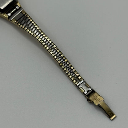 16mm Vintage Bulova Ladies Gold Plated Swiss Manual Wind Watch PARTS / REPAIR