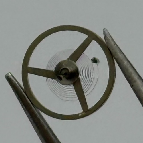 FHF 59-21 Balance Wheel Complete And Spring  1353 Watch Movement Parts NOS