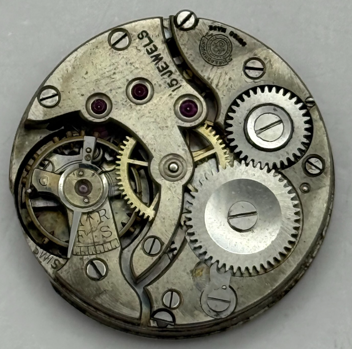 24.9mm Vintage Dreadnought Manual Wind Swiss Trench Watch Movement PARTS REPAIR