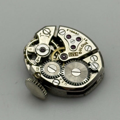 13mm Vintage Ladies Bulova 5AD Manual Wind Swiss Watch Movement PARTS REPAIR