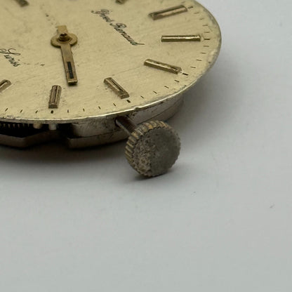 BFG 844 Watch Movement Yves Renaud Manual Wind Vintage Swiss Parts Repair 29mm