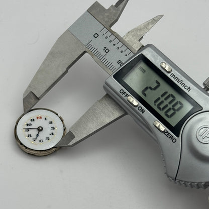 23.6mm Balance Ok Porcelain Dial Swiss Trench Watch Movement Manual Wind PARTS