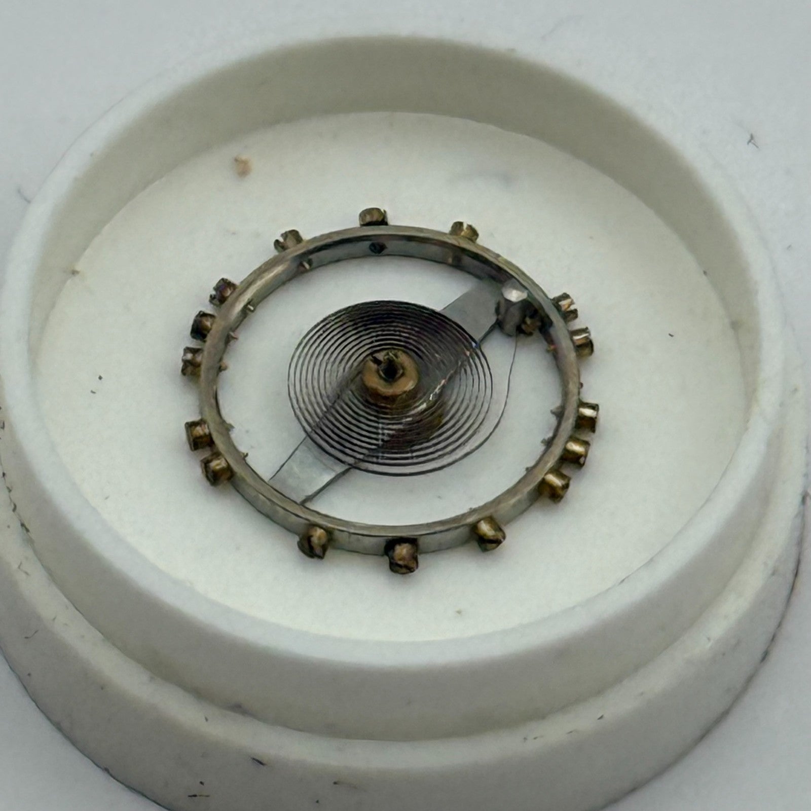 FHF 30 Balance Wheel Complete And Spring 10½’’’ 199 Watch Movement Parts NOS