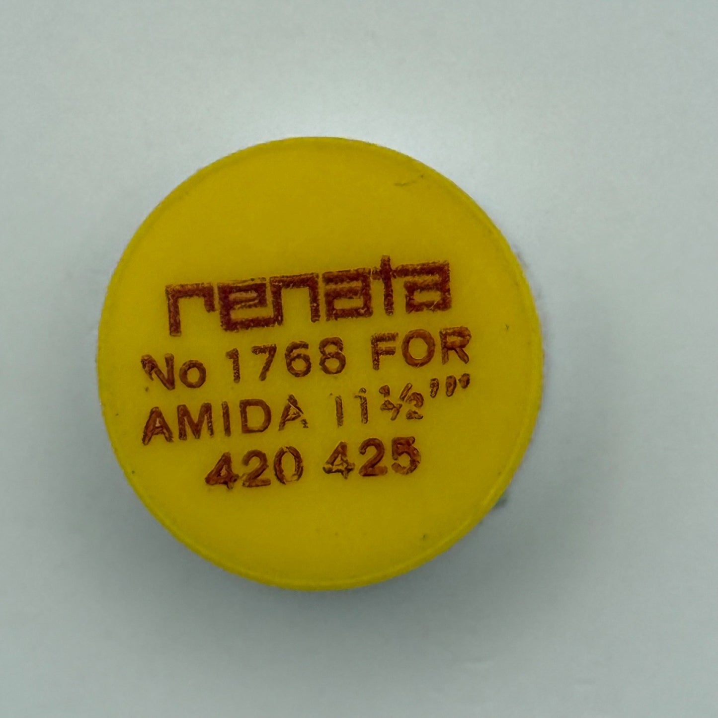 Amida 420, 425 Balance Wheel Complete And Spring 11 1/2''' Watch Movement Parts 