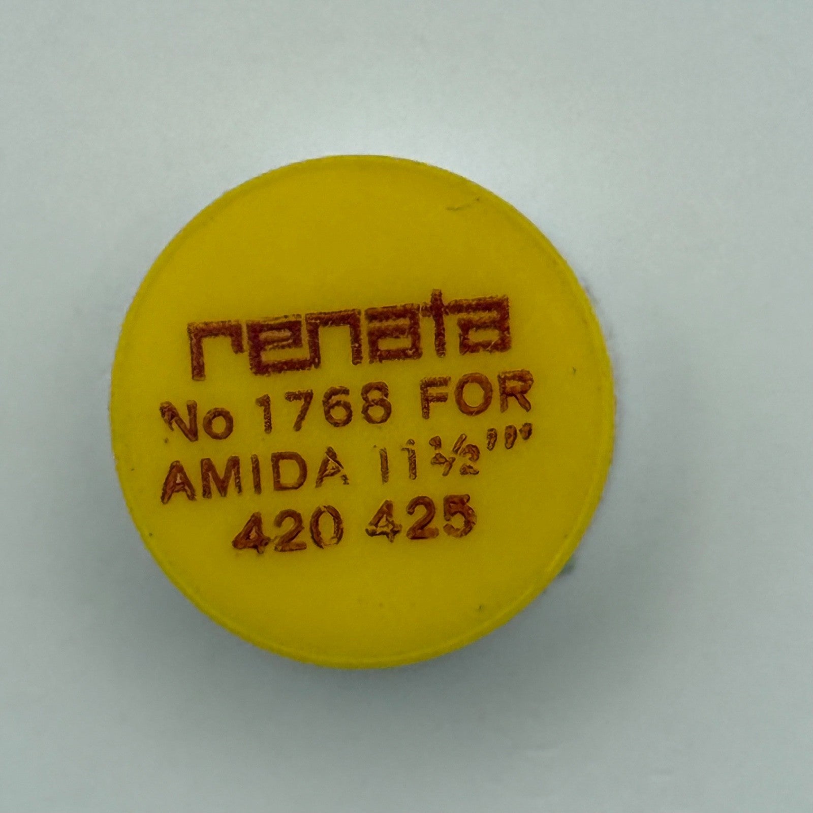 Amida 420, 425 Balance Wheel Complete And Spring 11 1/2''' Watch Movement Parts 