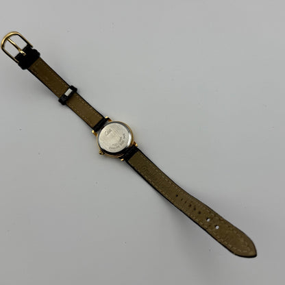 Limit Ladies Quartz Watch White Dial Crystal Accents Leather Strap Working 22mm