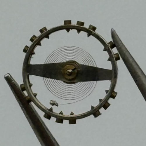 AS 1051 Balance Wheel Complete And Spring 5 1/4’’’ 34 M Watch Movement Parts NOS