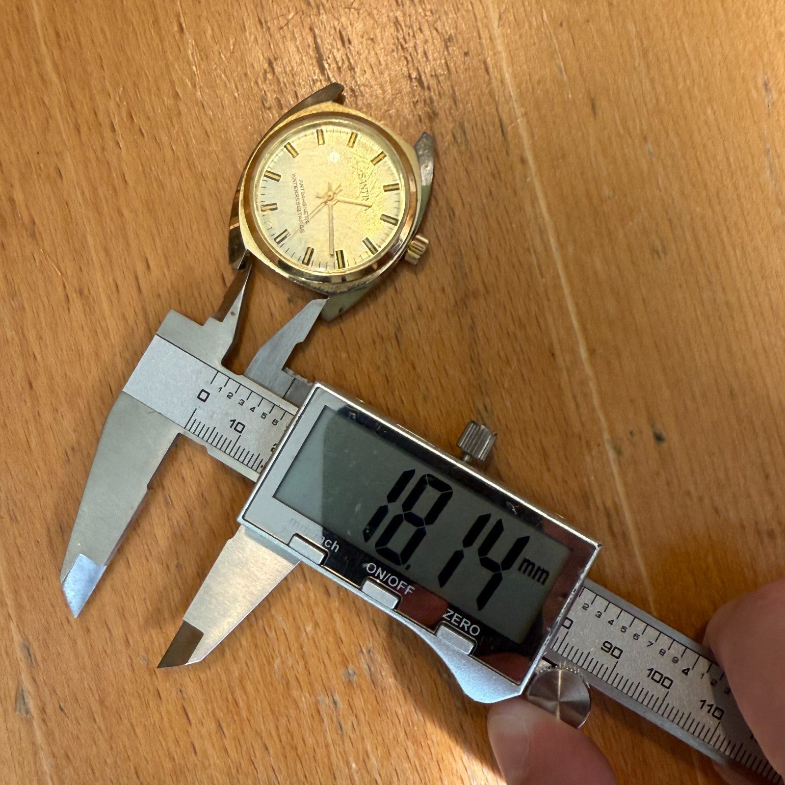 35mm Men's Vintage Santima EB 8501.76 8503.76 Running Manual Wind Watch PARTS