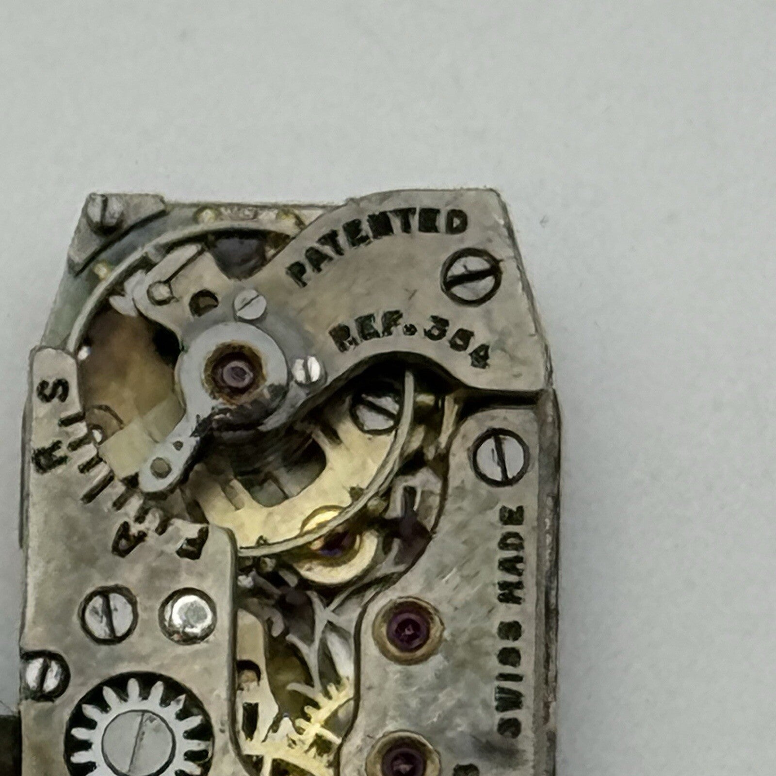 10mm Ladies Cyma Ref 354 Tank Wristwatch Movement Balance Intact Parts Repair