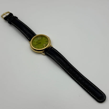 Fossil Collection Quartz Watch Black Leather Strap 34mm PARTS REPAIR