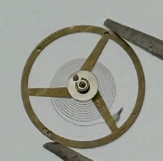 AS 1677 Balance Wheel Complete And Spring 1224 M Watch Movement Parts NOS