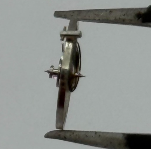 FEF 6660 Balance Wheel Complete And Spring  1711 M Watch Movement Parts