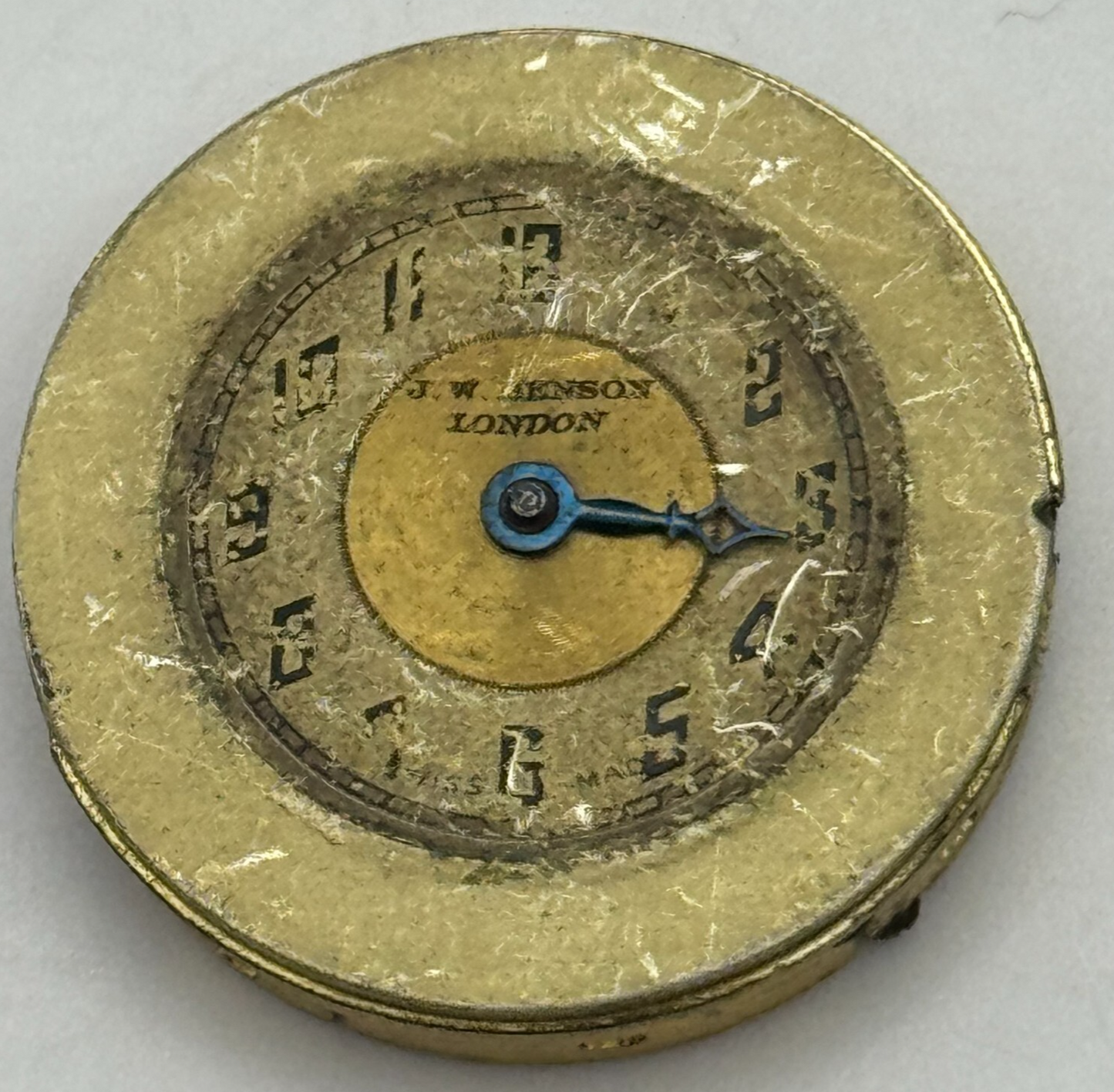 23.6mm J W Benson 15 Jewels Balance Ok Swiss Manual Wind Watch Movement PARTS