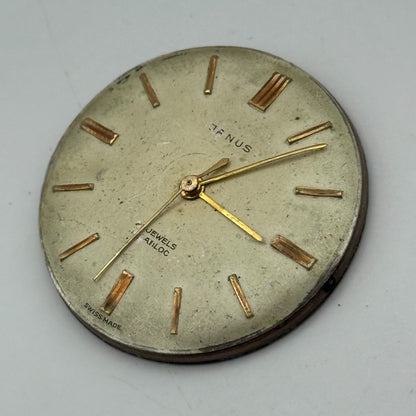 ETA 2390 Watch Movement Janus Manual Wind Vintage Swiss Parts Repair 32.6mm