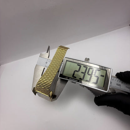 Limit Ladies Quartz Watch Black Dial Gold Tone Bracelet 24mm PARTS REPAIR