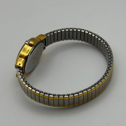 20mm Working Ladies Limit Special Mum Two Tone Quartz Watch Expandable Strap