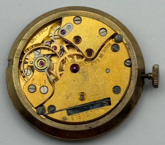 Smiths De Luxe 18 Jewels Watch Movement Manual Wind Vintage Parts Repair 32.3mm