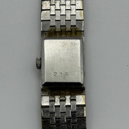 15mm Vintage Rotary Swiss Bark Affect Stainless Manual Wind Watch PARTS / REPAIR