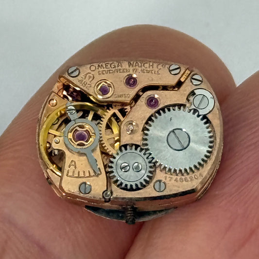 12.5mm Vintage Omega 482 Balance Ok Manual Wind Ladies Watch Movement PARTS
