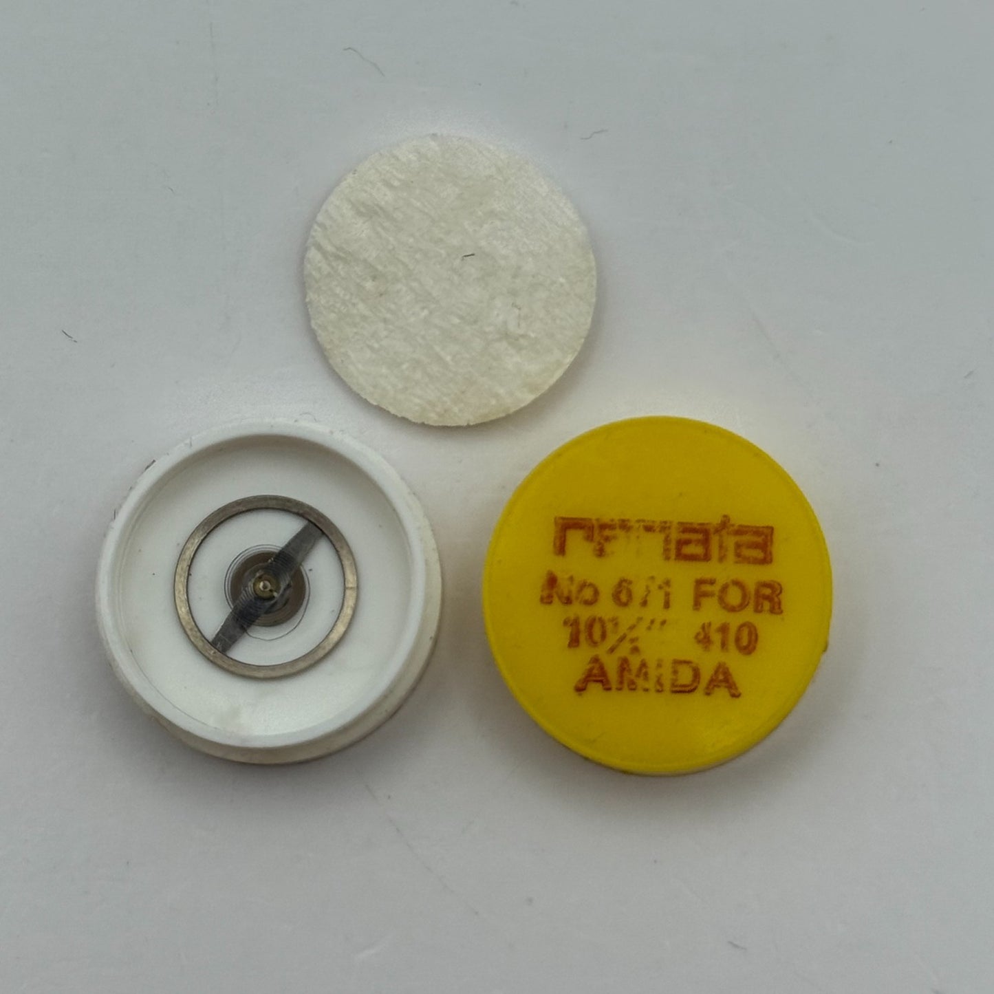 Amida 410 Balance Complete 10½’’’ Renata 671 Watch Movement Parts Vintage NOS