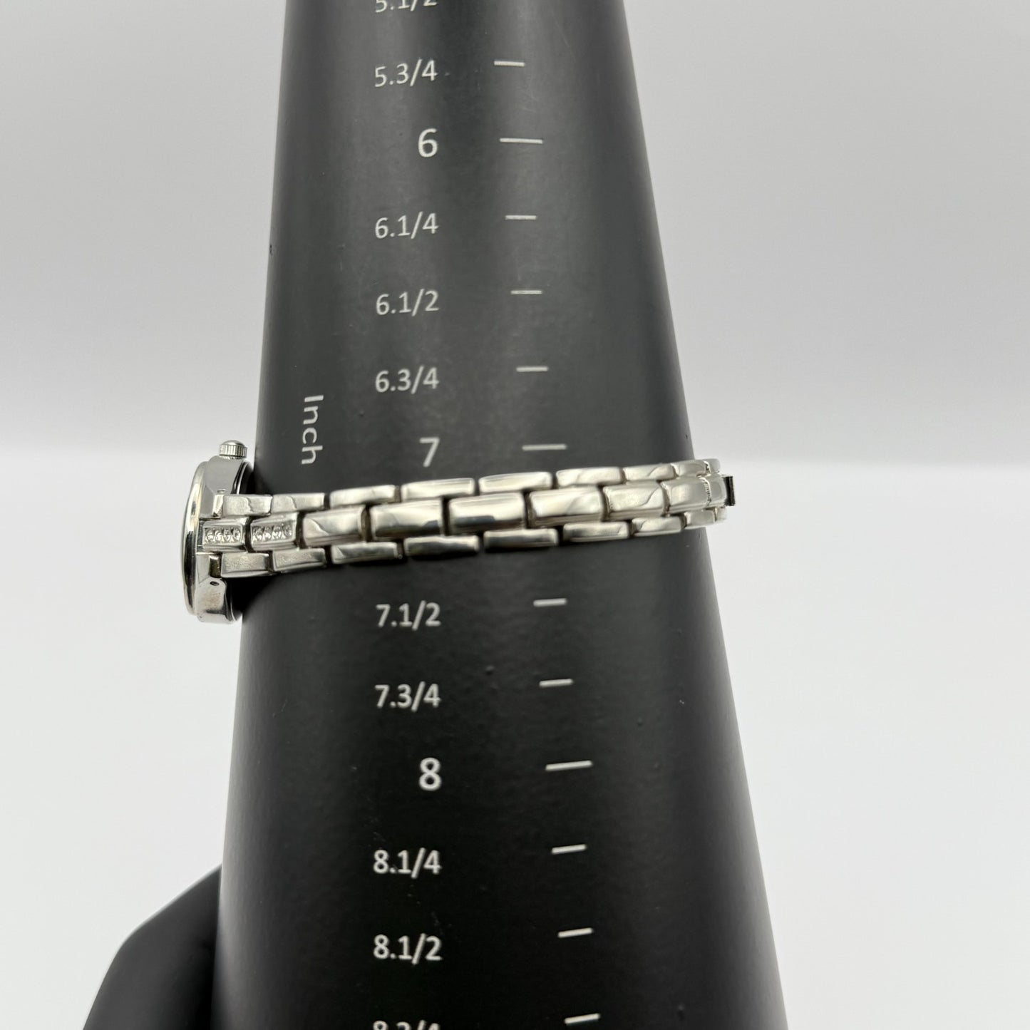 Citron BLC202 Ladies Quartz Watch Black Dial Silver Tone Bracelet Working 21mm