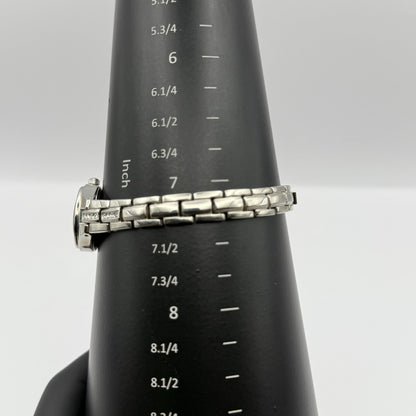 Citron BLC202 Ladies Quartz Watch Black Dial Silver Tone Bracelet Working 21mm