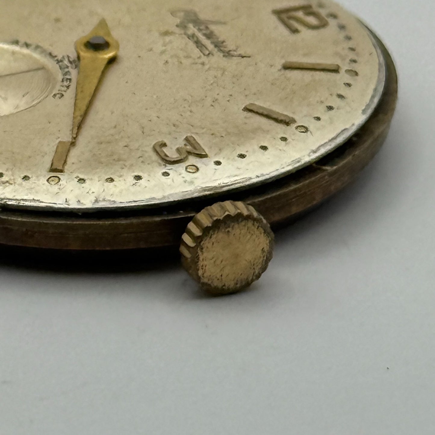 AS 1002 984 Watch Movement Running Accurist Manual Wind Vintage Parts 29.8mm